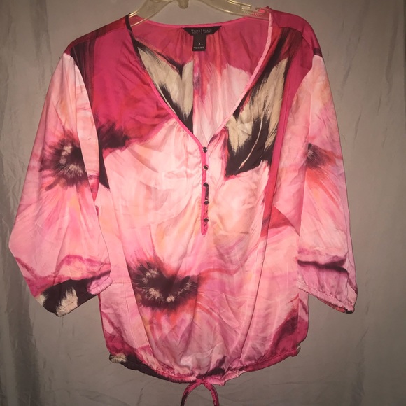 INC International Concepts Tops - INC International Concepts pink floral top